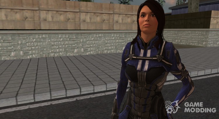 Mass Effect Ashley Williams 3 Ashes DLC Armor for GTA San Andreas