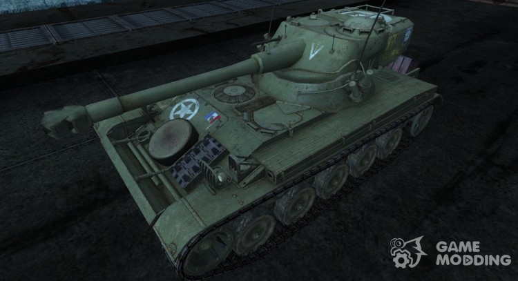 Skin for AMX 13 75 No. 28 for World Of Tanks
