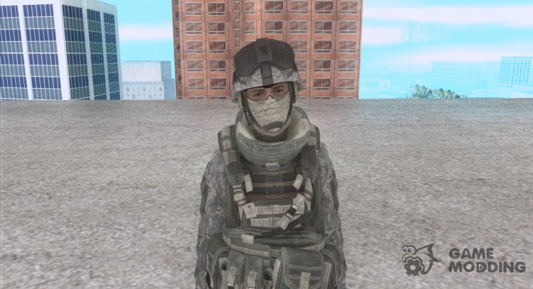 Soldado de infantería de piel CoD MW 2 para GTA San Andreas