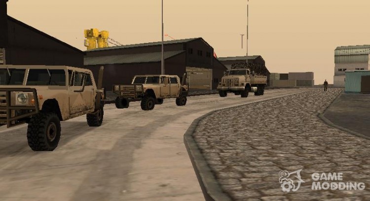 Оживление военной базы в доках v3.0 для GTA San Andreas