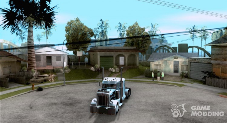 Peterbilt 379 Custom And Tanker Trailer for GTA San Andreas