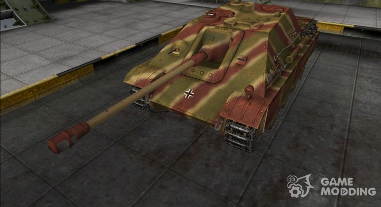 Remodelación con corteza JagdPanther para World Of Tanks