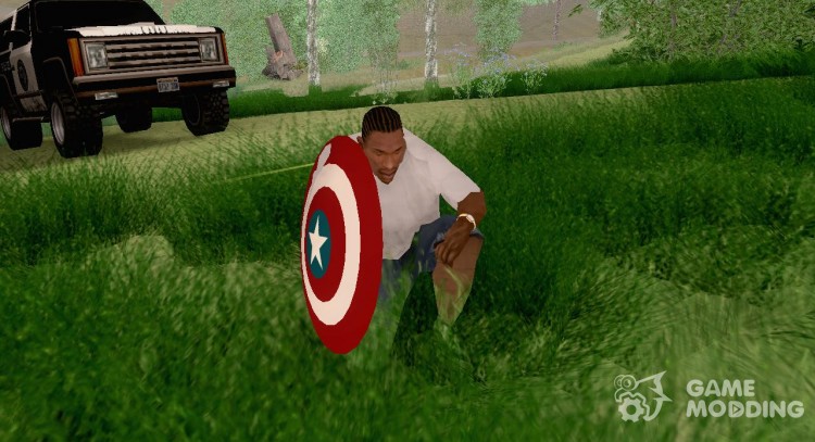 Captain America Shield para GTA San Andreas