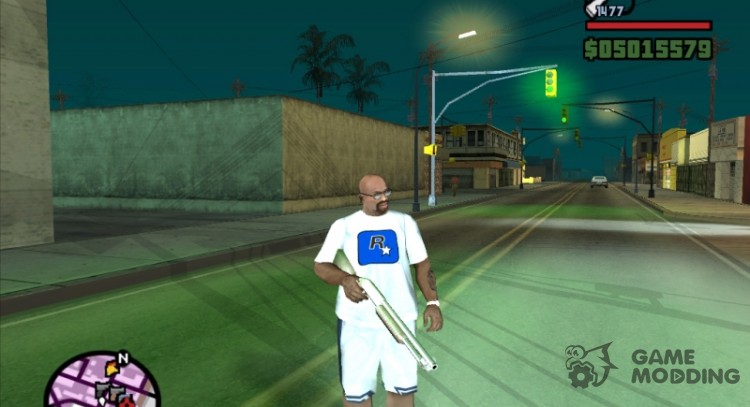 Rockstar футболка v 2 для GTA San Andreas