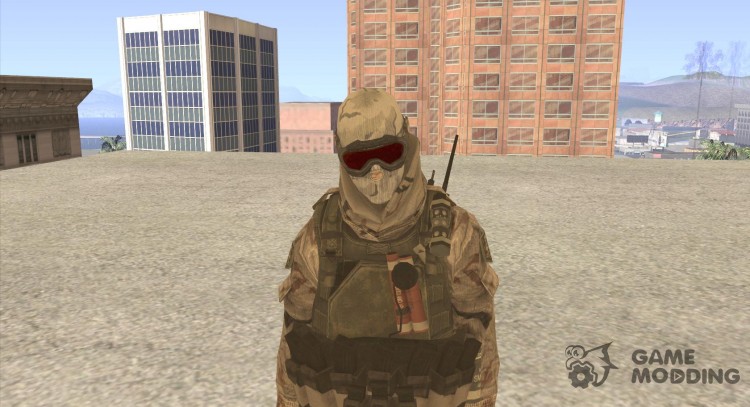 Солдат из CoD MW для GTA San Andreas