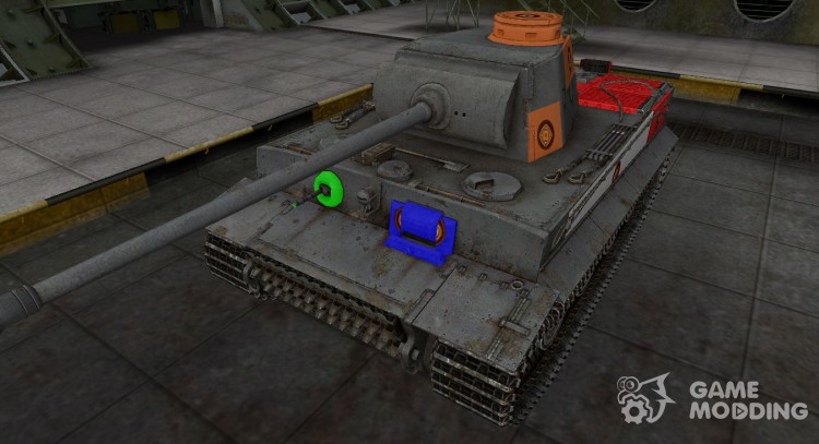 High-quality skin for PzKpfw VI Tiger for World Of Tanks