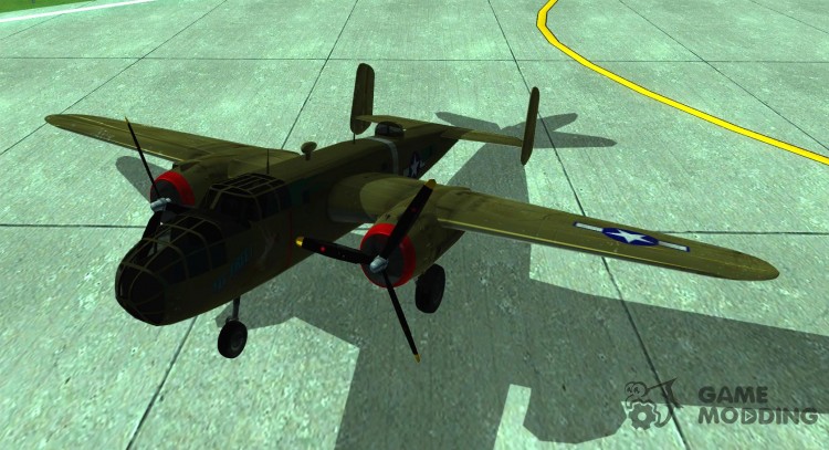 B-25 Mitchell para GTA San Andreas