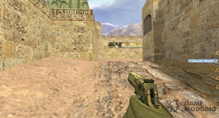 Gold Engraved Desert Eagle для Counter Strike 1.6