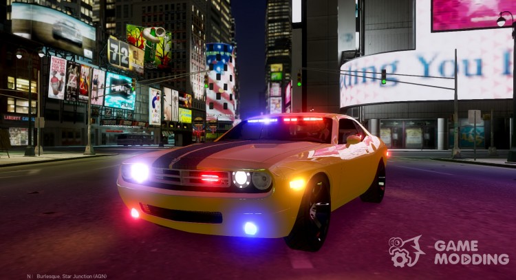 Dodge Challenger Unmarked Police Car para GTA 4