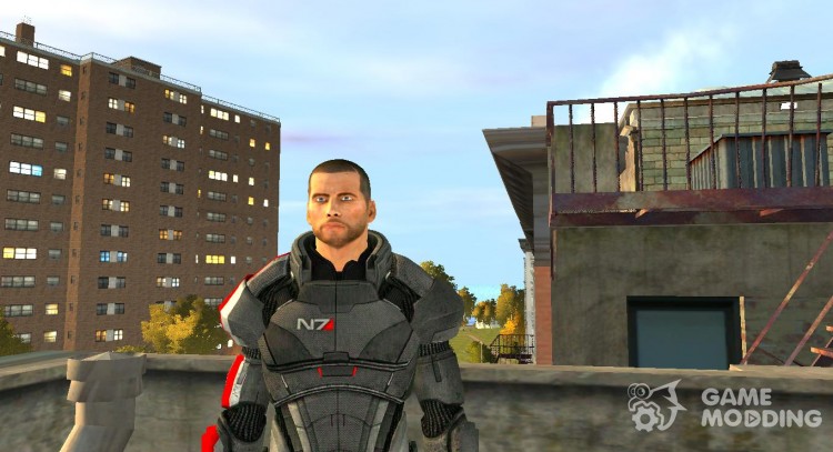 Shepard Default Armor для GTA 4