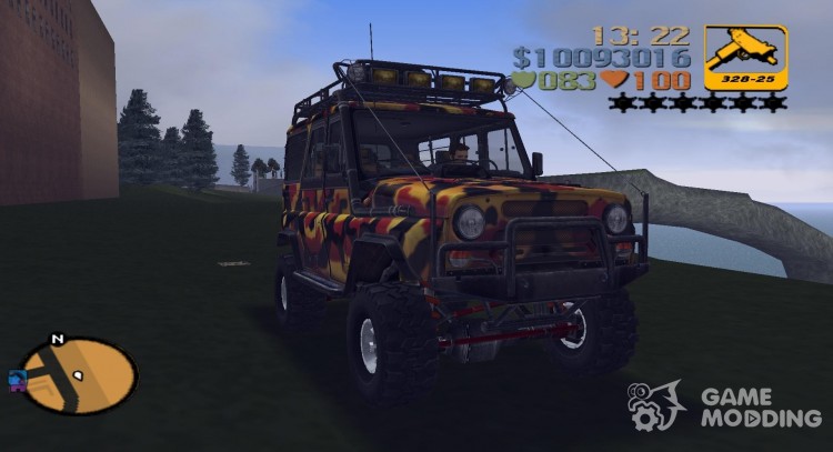 El uaz 31514 para el trofeo de bandas para GTA 3