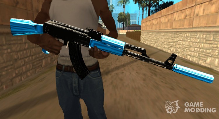 AK-47 Fulmicotone para GTA San Andreas