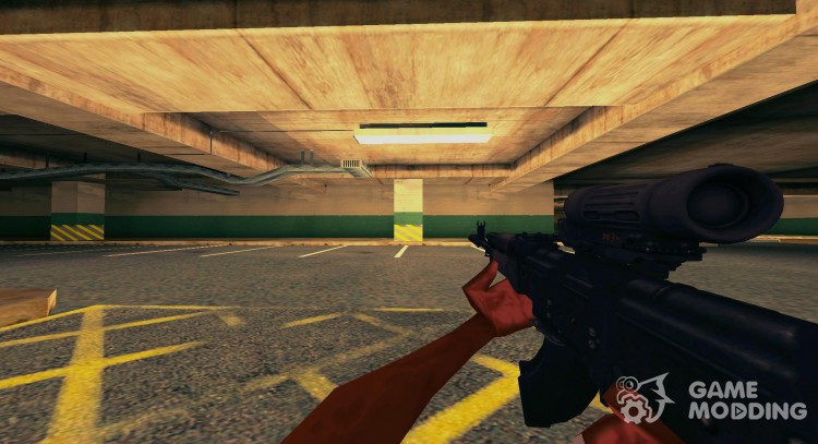 AK-47 Elcan для GTA San Andreas
