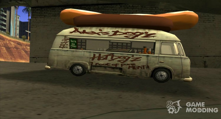 Hot dog camioneta para GTA San Andreas