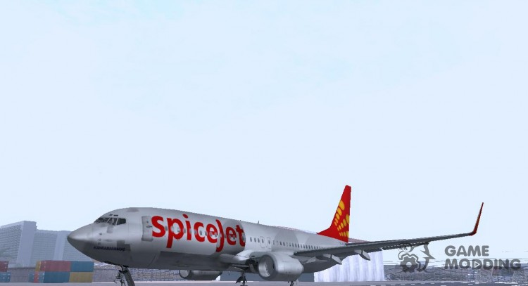 Boeing 737-8F2 Spicejet для GTA San Andreas