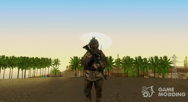 Солдат ВДВ (CoD MW2) v1 для GTA San Andreas