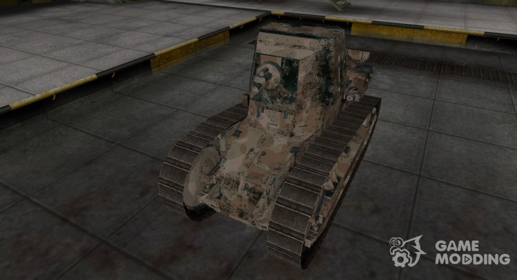 French skin for Renault FT 75 BS for World Of Tanks