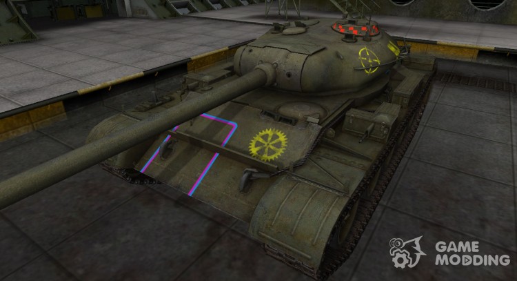 Contour zone breaking through t-54 for World Of Tanks