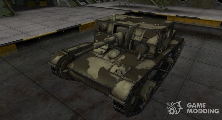 Пустынный скин для АТ-1 для World Of Tanks