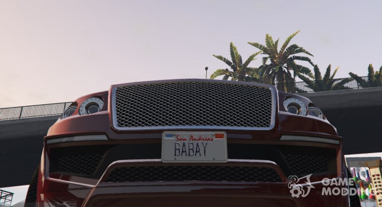 Customize Plate for GTA 5