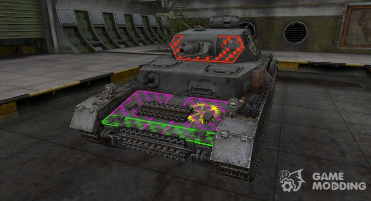 Качественные зоны пробития для PzKpfw IV для World Of Tanks