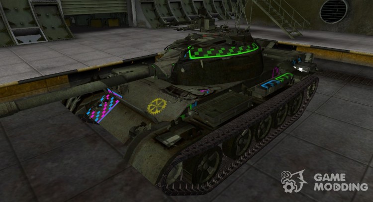 Качественные зоны пробития для Type 62 для World Of Tanks