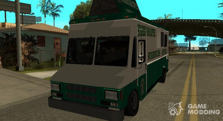 Starbucks Coffee Van из GTA 5 для GTA San Andreas