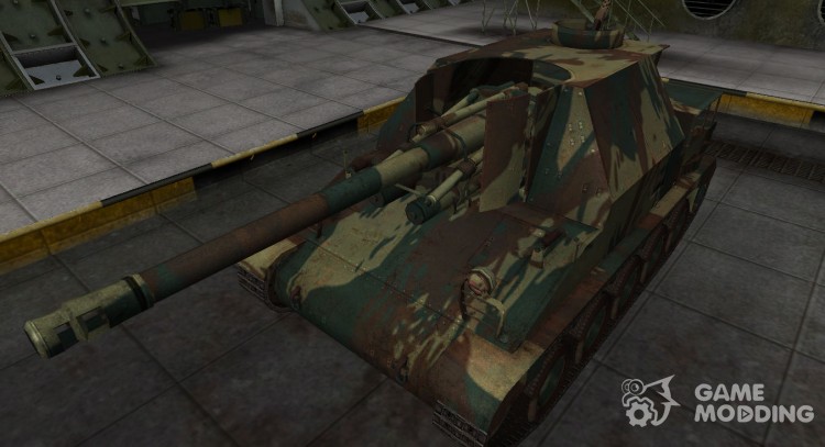 French new skin for Lorraine 155 mle. 50 for World Of Tanks