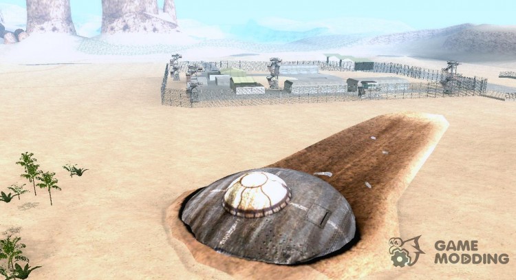 UFO Crash Site для GTA San Andreas