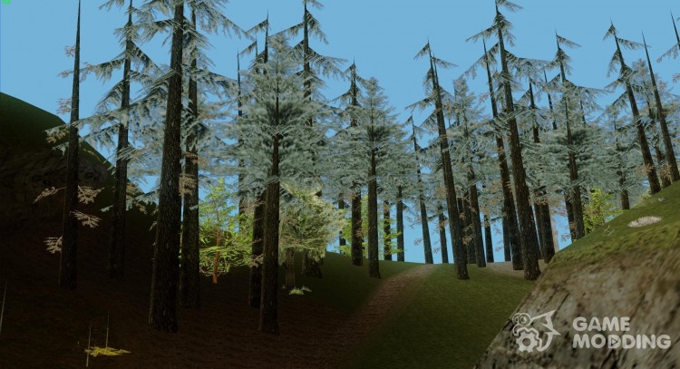 Густой лес v2 для GTA San Andreas