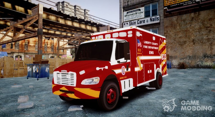 Freightliner M2 De 2014 Ambulance para GTA 4