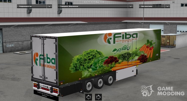 Fiba Tarım Ürünleri Trailer para Euro Truck Simulator 2