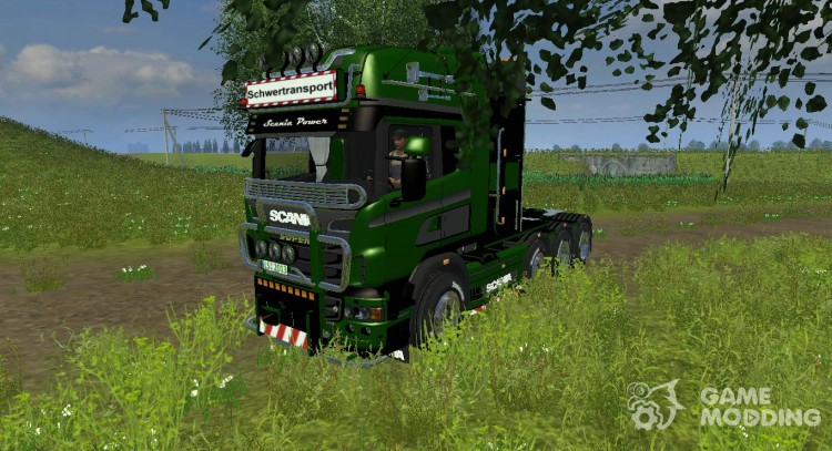 Scania R560 Templer Edition Green Turm para Farming Simulator 2013