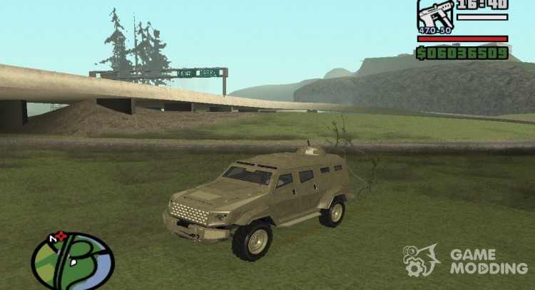 GTA V Insurgent Van для GTA San Andreas