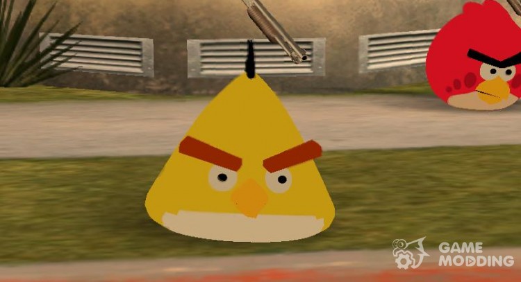 Amarillo pájaro de Angry Birds para GTA San Andreas