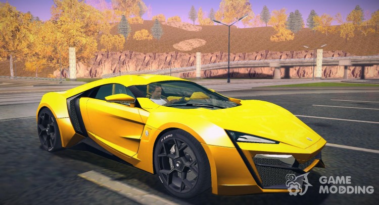 W-Motors Lykan Hypersport для GTA San Andreas