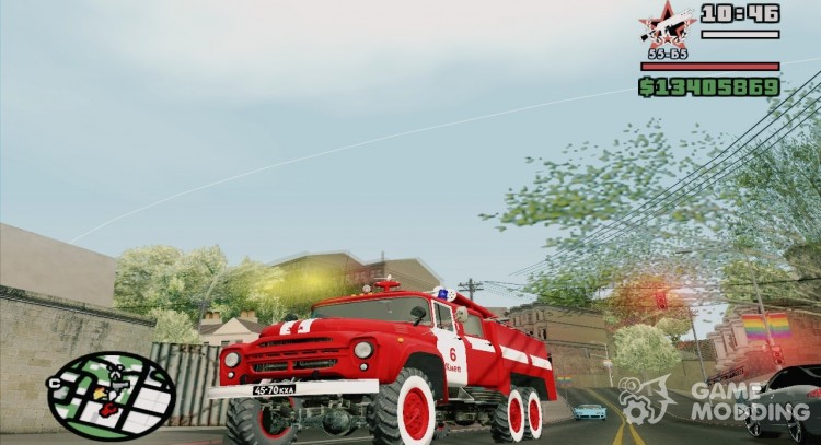 ЗиЛ - 131Н АЦ-40 Пожарная для GTA San Andreas