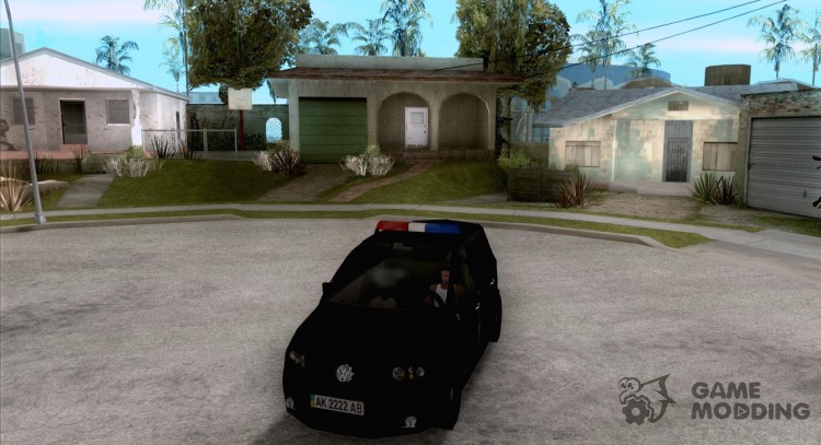Volkswagen Touran 2006 policía para GTA San Andreas
