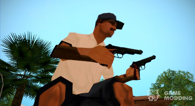 Pistola Automática Стечкина para GTA San Andreas