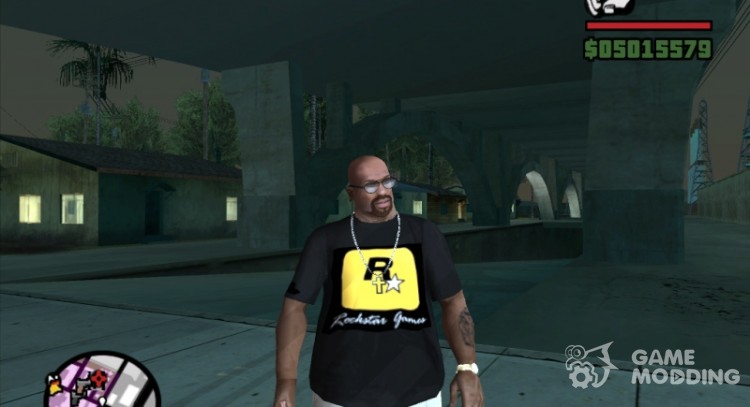 Rockstar camiseta para GTA San Andreas