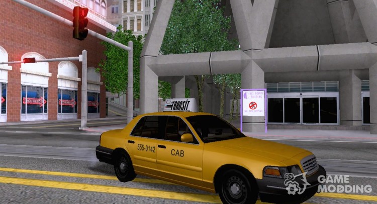 Ford Crown Victoria 2003 Taxi cab para GTA San Andreas