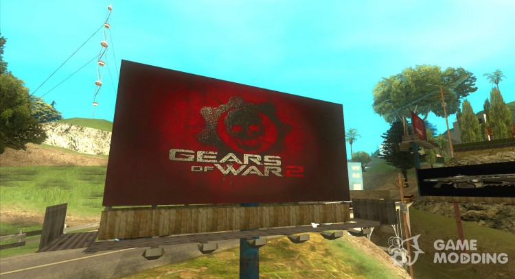 Billboards GEARS OF WAR for GTA San Andreas