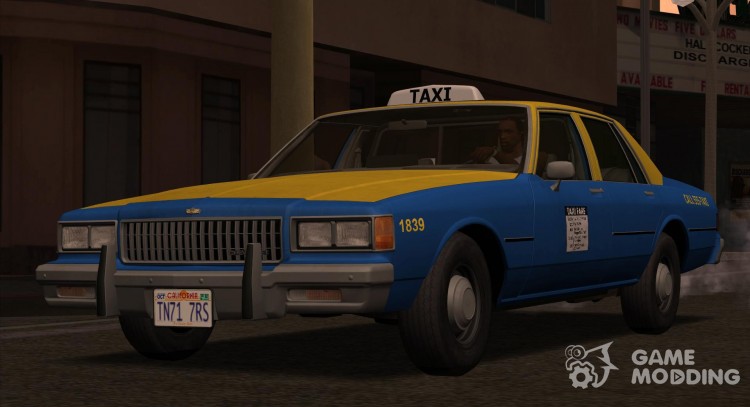 Chevrolet Caprice Taxi 1986 for GTA San Andreas