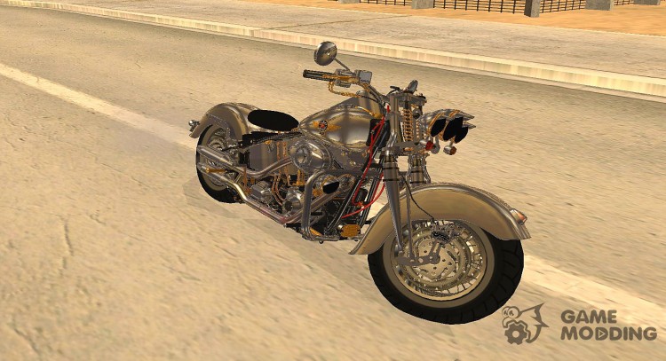 Harley Davidson Fat Boy Lo Vintage для GTA San Andreas