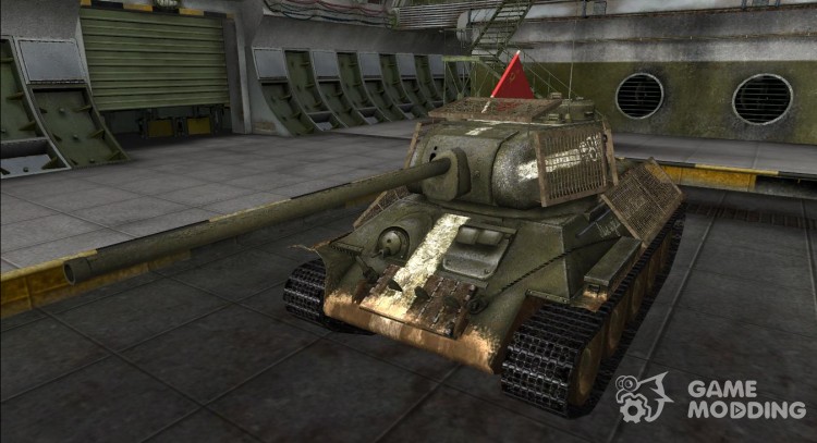 Remodelación de T-34-85 para World Of Tanks