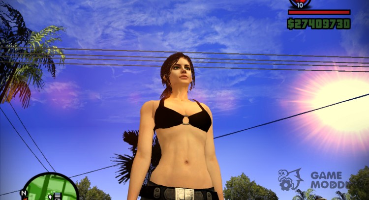 Skin Lara Croft Tomb Raider 9 для GTA San Andreas