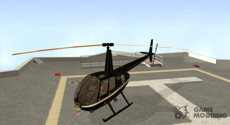 Robinson R44 Raven II NC 1.0 Black for GTA San Andreas