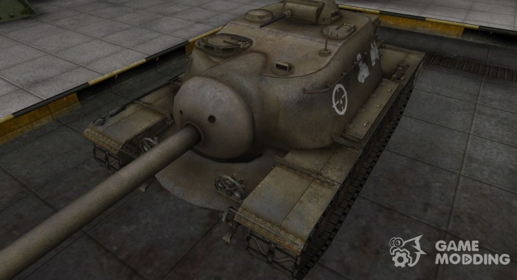 La zona de ruptura de contorno para el T110E3 para World Of Tanks