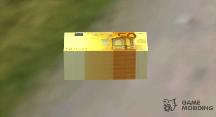 Euro money mod v 1.5 50 euros II для GTA San Andreas