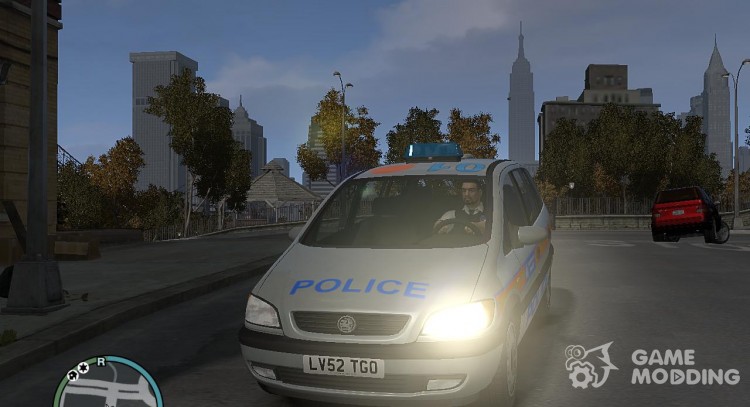 Metropolitan Police 2002 IRV (Britax Halogen Light bar) for GTA 4